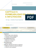 Cap. 5.1 Permeabilidad Del Suelo e Infiltración