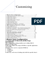 SAP PP Customizing: Index