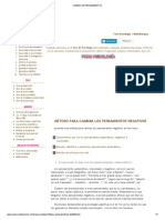 Cambio de Pensamientos PDF