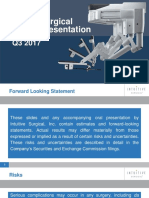 Intuitive Surgical Investor Presentation 08/04/17