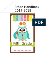 Fifth Grade Handbook 2017-8