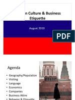 Russian Culture and Business Etiquette