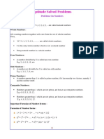 Problems On Numbers