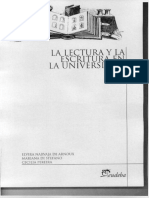 La Lectura y La Escritura en La Universidad