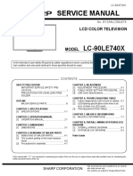 LC 90LE740X Sharp