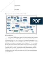 Block Diagram of The Ammonium Sulphate Production Plant