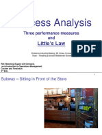 Process Analysis - Little's Law