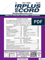 September 2017 Surplus Record Machinery & Equipment Directory