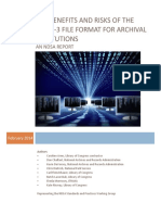 The Benefits and Risks of The Pdf/A-3 File Format For Archival Institutions