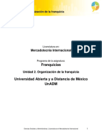 Unidad 2. Organizacion de La Franquicia PDF