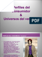 Perfiles de Usuario y Universos Del Vestuario