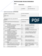 Especificaciones Tecnicas Resumidas Corregidas