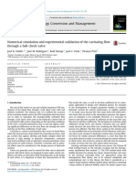 Ball Check Valve Numerical Simulation and Experimental Validation of The Cavitating Fow