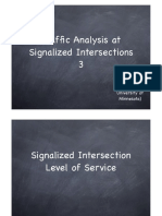 Traffic Analysis at Signalized Intersection