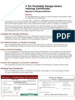 TDG Class 7 For Portable Gauge Users Certificate-Signed