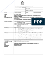 FORM 1 KSSM Daily Lesson Plan Chapter 2: It's A Small World