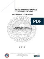 Normativo Trabajo Graduacion