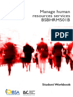 BSBHRM501 Student Workbookpdf 2001