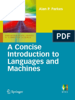 Alan P. Parkes - A Concise Introduction To Languages and Machines