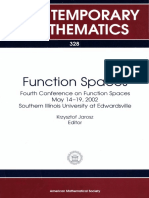 Function Spaces