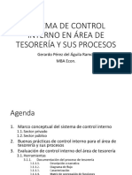 Sistema de Control Interno en Área de Tesorería