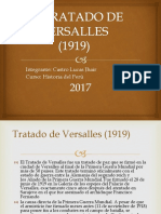 El Tratado de Versalles