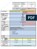 Daily Lesson Plan: School Teacher Learning Area Dates Quarter