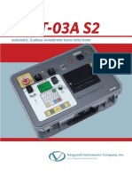 ATRT-03A S2: Automatic, 3-Phase Transformer Turns Ratio Tester