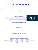 Easy Reference Traffic Book Texas