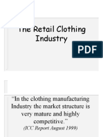 The Retail Clothing Industry