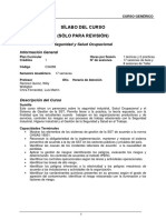 Silabo de Seguridad y Salud Ocupacional Nuevo