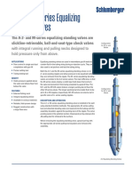 Equalizing Valve Standing Schlumberber