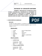 Plan de Capacitacion en Educación Sanitaria Actualizado