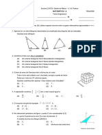 Teste Diagnóstico Matemática-10º