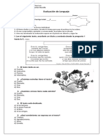 Prueba Lenguaje La Noticia 3° Básico