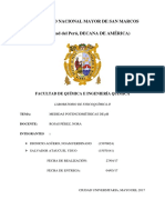 Informe Laboratorio Fiqui Medidas Potenciometricas de PH