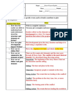 Cornell Notes Fiction 5