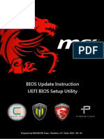 Flash BIOS by UEFI BIOS Setup Utility en