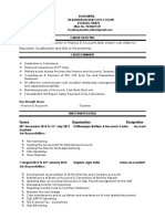 Seeking A Challenging Position in Finance & Accounts Field, Where I Can Utilize My Education, Qualification and Skills To The Potential