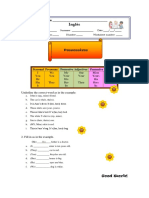 Possessive Adjectives and Pronouns