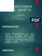 Voltímetro Digital Con PIC 16F877A