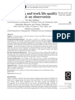 2012-Decent Work and Work Life Quality