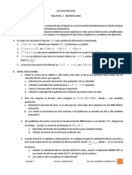 Taller No. 1 Antiderivadas