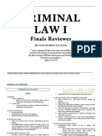 Criminal Law I Finals Reviewer PDF