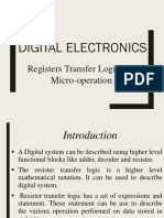 Digital Electronics Registers Transfer Logic and Micro-Operation (1) .PPSX