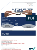 Evaluation Interne Des Postes Sensibles