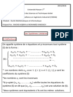 Système Lineaire