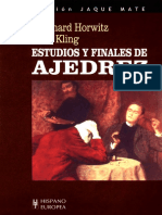 Horwitz, Bernhard - Estudios y Finales de Ajedrez - (Repaginación - Gardesa) PDF