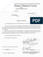 Criminal Complaint Against Gary Drago