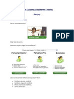 Crear Cuentas en Alertpay y Paypal